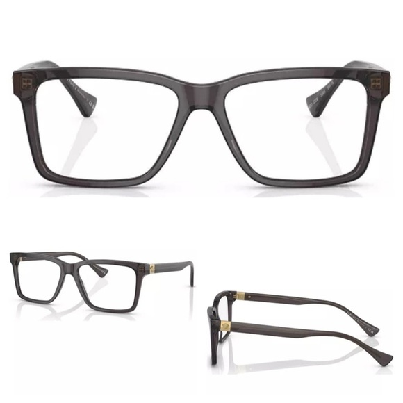 Versace
Men's Rectangle Eyeglasses, MOD 3328 Color:Transparent Gray - Picture 1 of 11